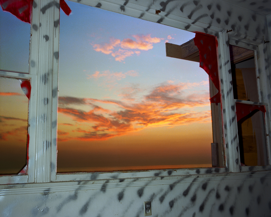 John Divola, Zuma #30, 1977. Archival pigment print, 44 x 55 1/2 inches.