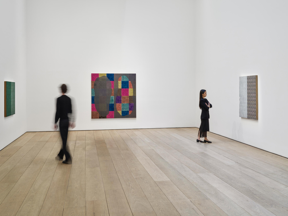 McArthur Binion: Stuttering:Standing:Still II, Installation view