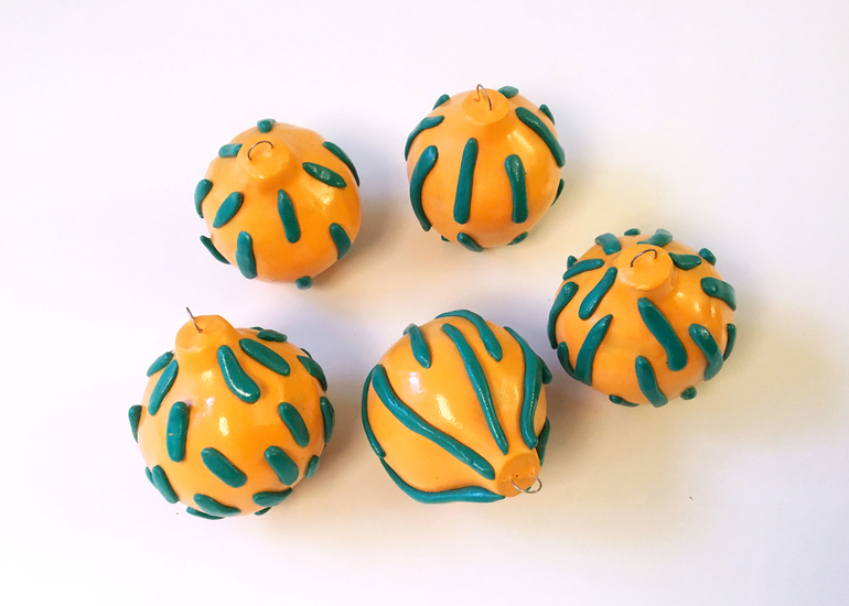 Minute Manufacture Decoration set 2 (orange/green), 2019