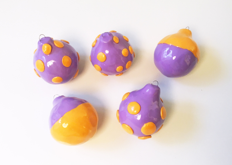 Minute Manufacture Decoration set (purple/orange), 2019