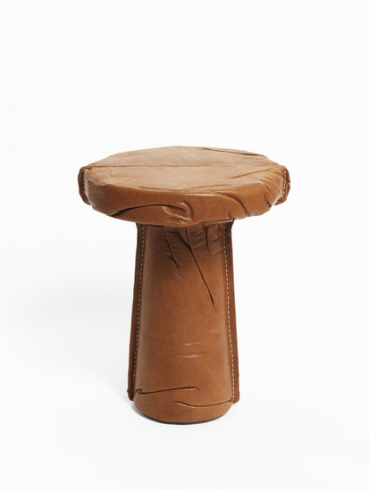 Leather Slip Stool, 2012