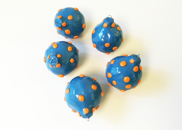 Minute Manufacture Decoration set (teal/orange), 2019