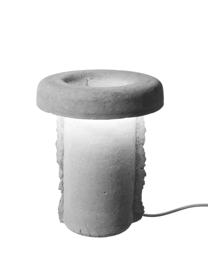 <p><strong>Nicolas Le Moigne</strong>, Slip Lamp, 2011</p><p>Eternit and LEDs</p><p>25 cms Diameter (top), 13 cms Diameter (base), 31 cms H</p><p>Edition of 12 plus 1 Artist's Proof & 1 Prototype</p><p>Photography by Tonatiuh Ambrosetti & Daniela Droz</p>