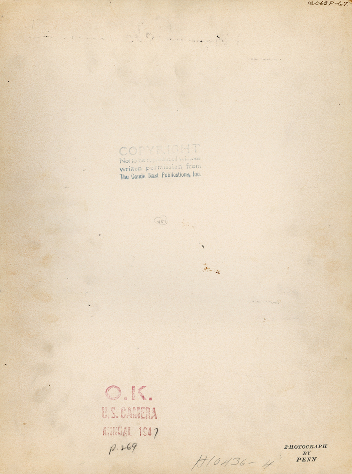 IRVING PENN (AMERICAN, 1917 &ndash; 2009)