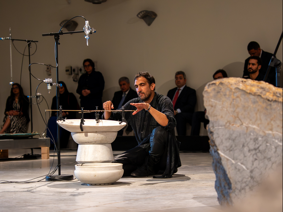 exhibition | tarek atoui: waters’ witness