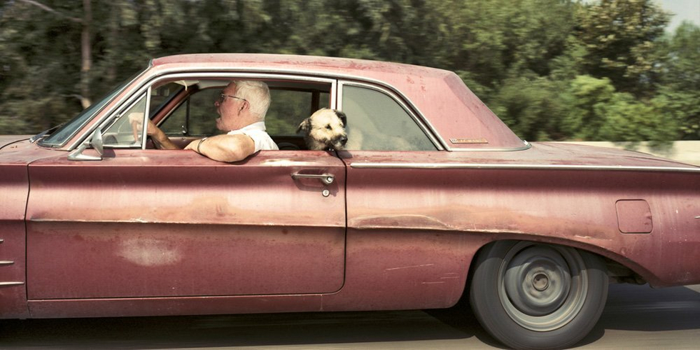 Andrew Bush, Man drifting near the shoulder at 61 mph on Interstate 405 around the Getty Drive exit at 4:01 p.m. on a Tuesday in September 1992, 1992