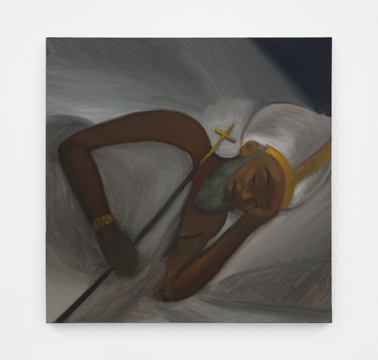 Kenrick McFarlane, Untitled (study of sleeping pope), 2021