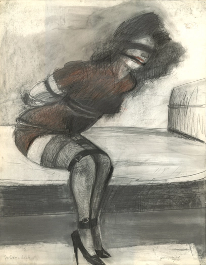 Jimmy Wright, Rock bondage straps: Chelsea Hotel #4, 1975