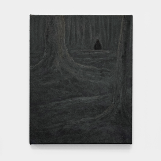 Samuel Staffan, The Nothing Man Rests At His Forest Alter, 2023