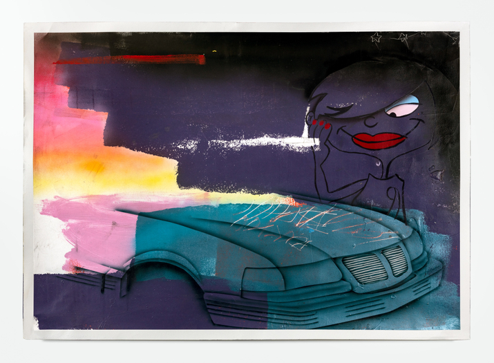 Pat Phillips, Untitled “you may not drive a pink Cadillac” / Marie Kanker, 2023