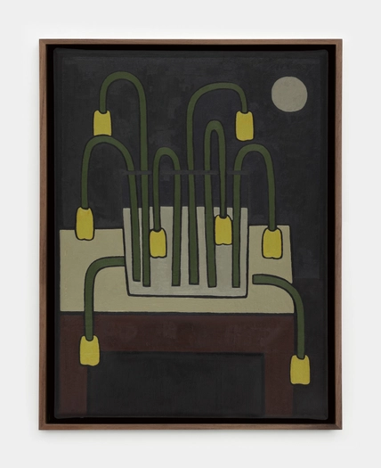 William Wright, Moon and Flowers, 2023-2024