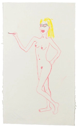 Aurel Schmidt, Self Portrait 7, 2013