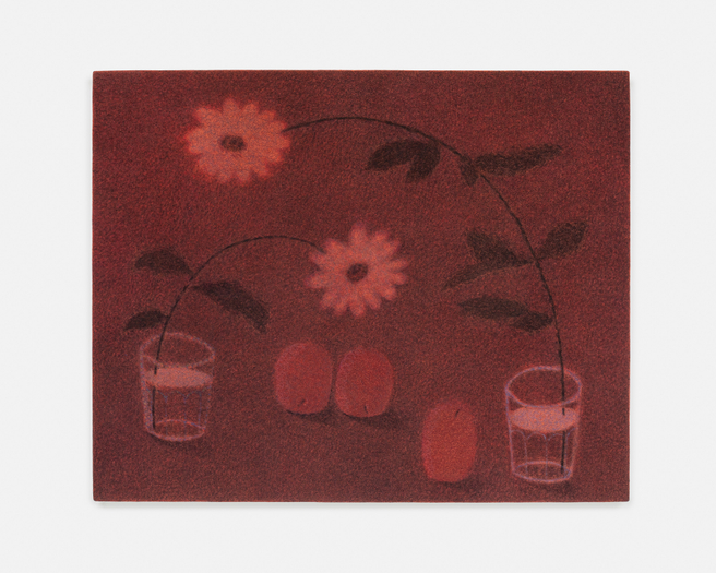 Johnny Izatt-Lowry, Two flowers with fruit, 2023