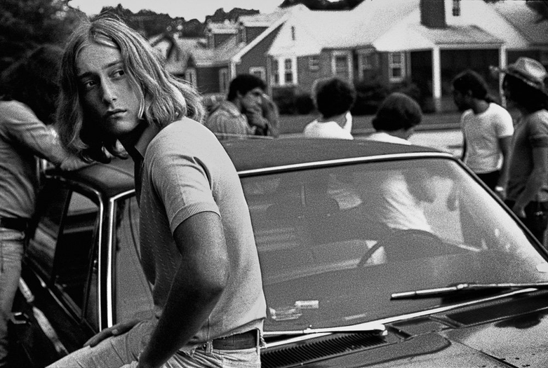 Joseph Szabo, Tom on his Car, 1977
