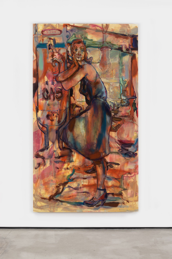 Angela Dufresne, Magdalena Pumping the Gas That Isn’t There, 2022