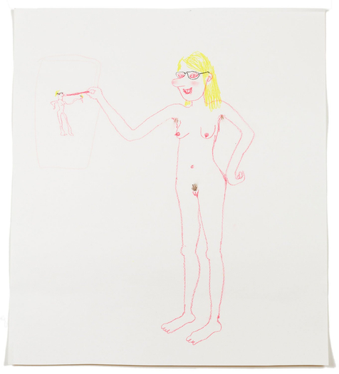Aurel Schmidt, Self Portrait 18, 2013