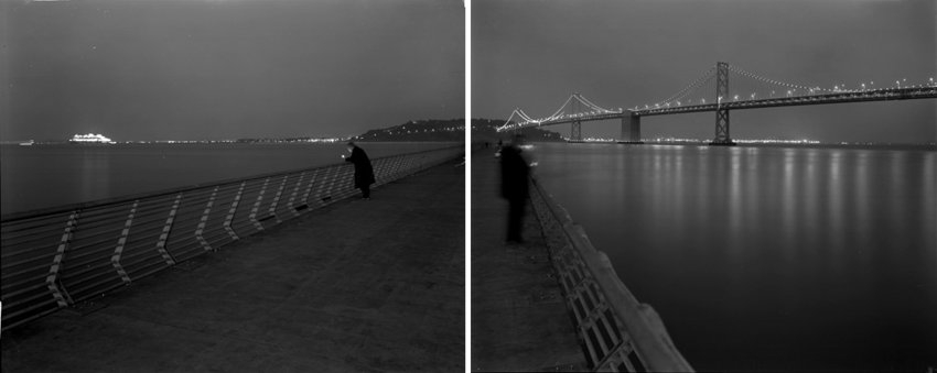 Matthew Pillsbury, San Francisco Bay with Queen Mary II, Sunday, February 4th, 2007, 5:59 - 6:12 p.m., 2007