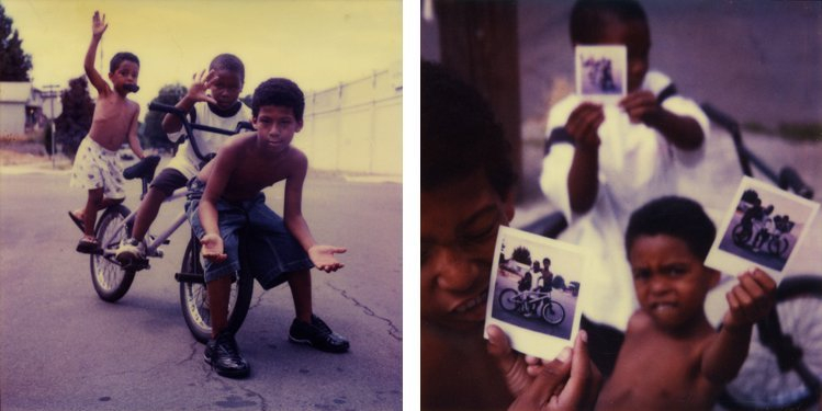 Mike Brodie, The Polaroid Kids // Portland, Oregon (diptych), 2005