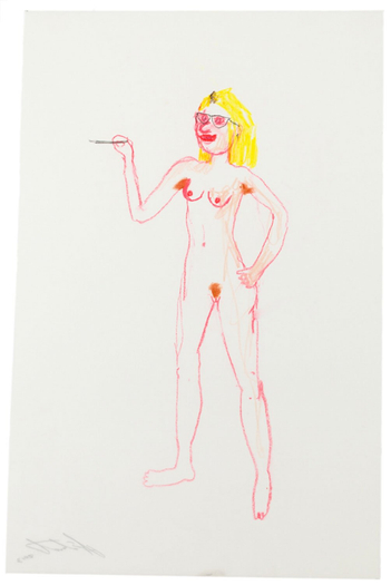 Aurel Schmidt, Self Portrait 21, 2013