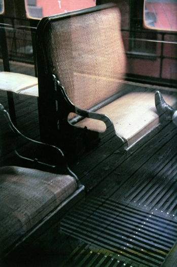 Saul Leiter, Foot on El, 1954
