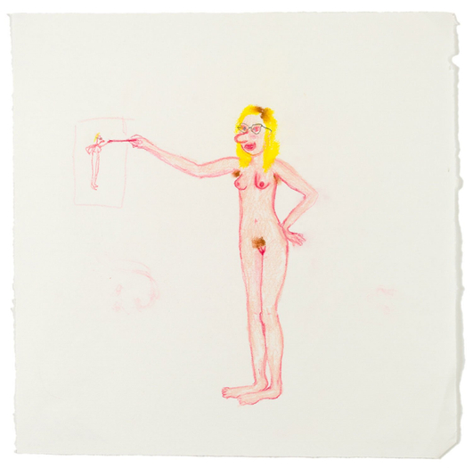 Aurel Schmidt, Self Portrait 4, 2013