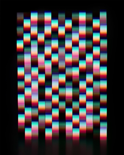 Jessica Eaton, Interpolation Dramatization (RGB) 18, 2012