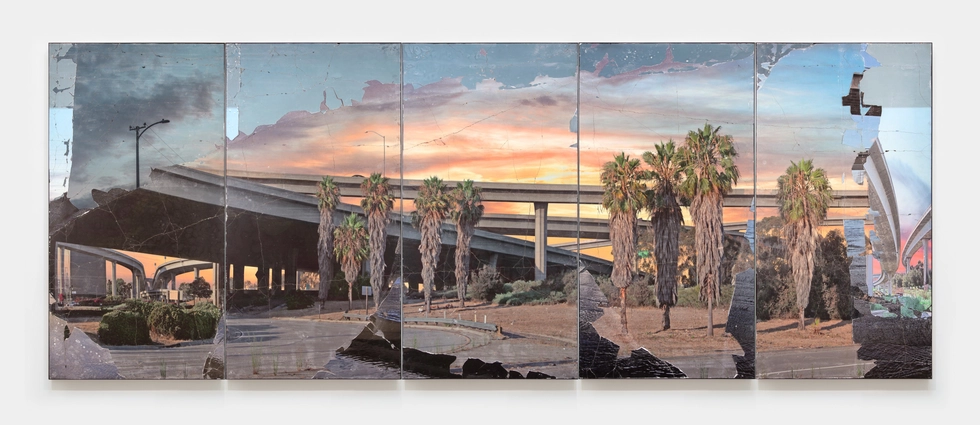 Matthew Brandt, 105-405 (pentaptych), 2024