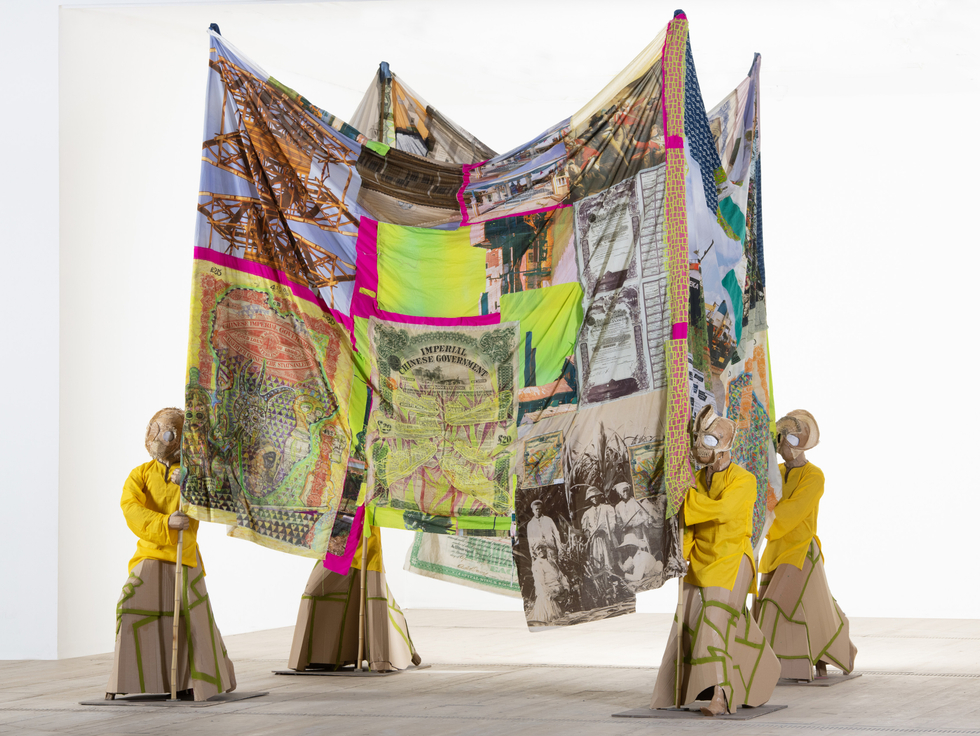 On View: See Images From 'Hew Locke: The Procession,' New Tate Britain Commission in London is Parade Through Time, Geography, and Cultures