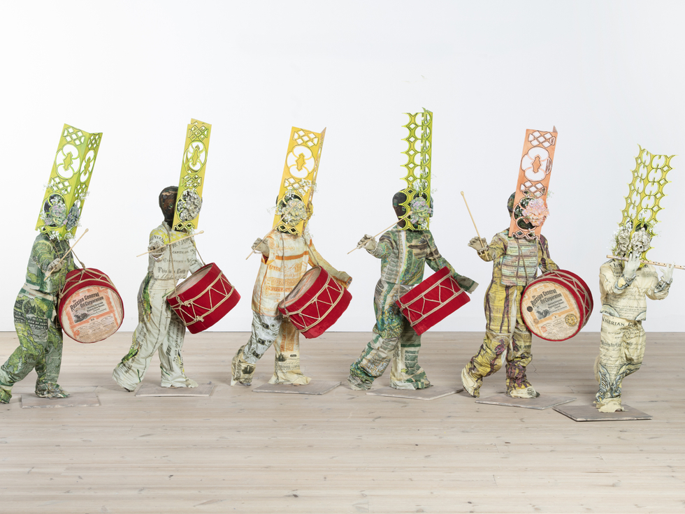 Hew Locke's carnivalesque Tate Britain commission tells disturbing colonial histories with flamboyance