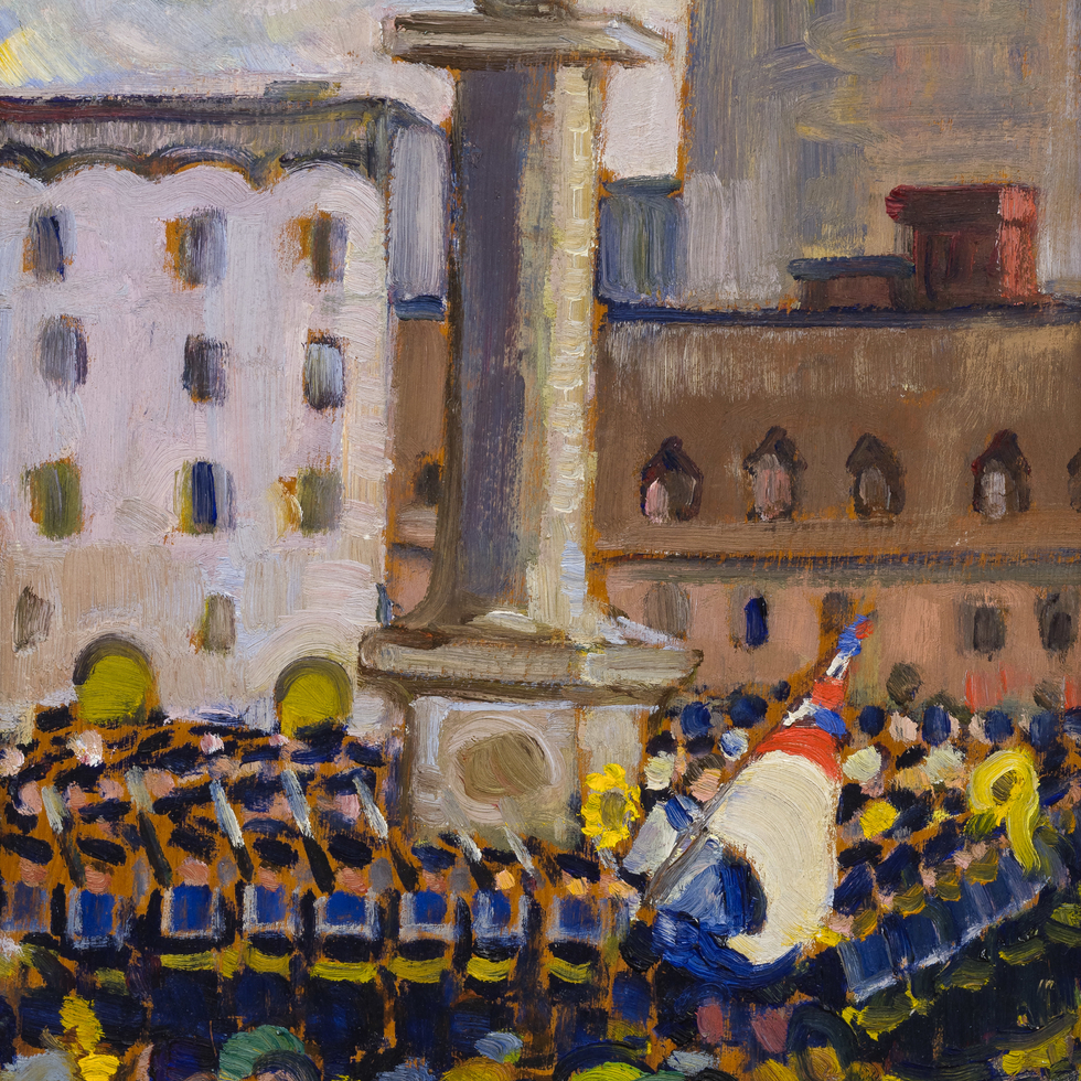 Trafalgar Day, Place Jacques Cartier, Montreal-Nora Collyer