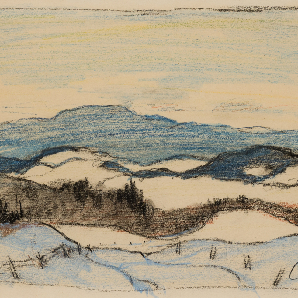 The Melbourne Road, Eastern Townships-Frederick Simpson Coburn