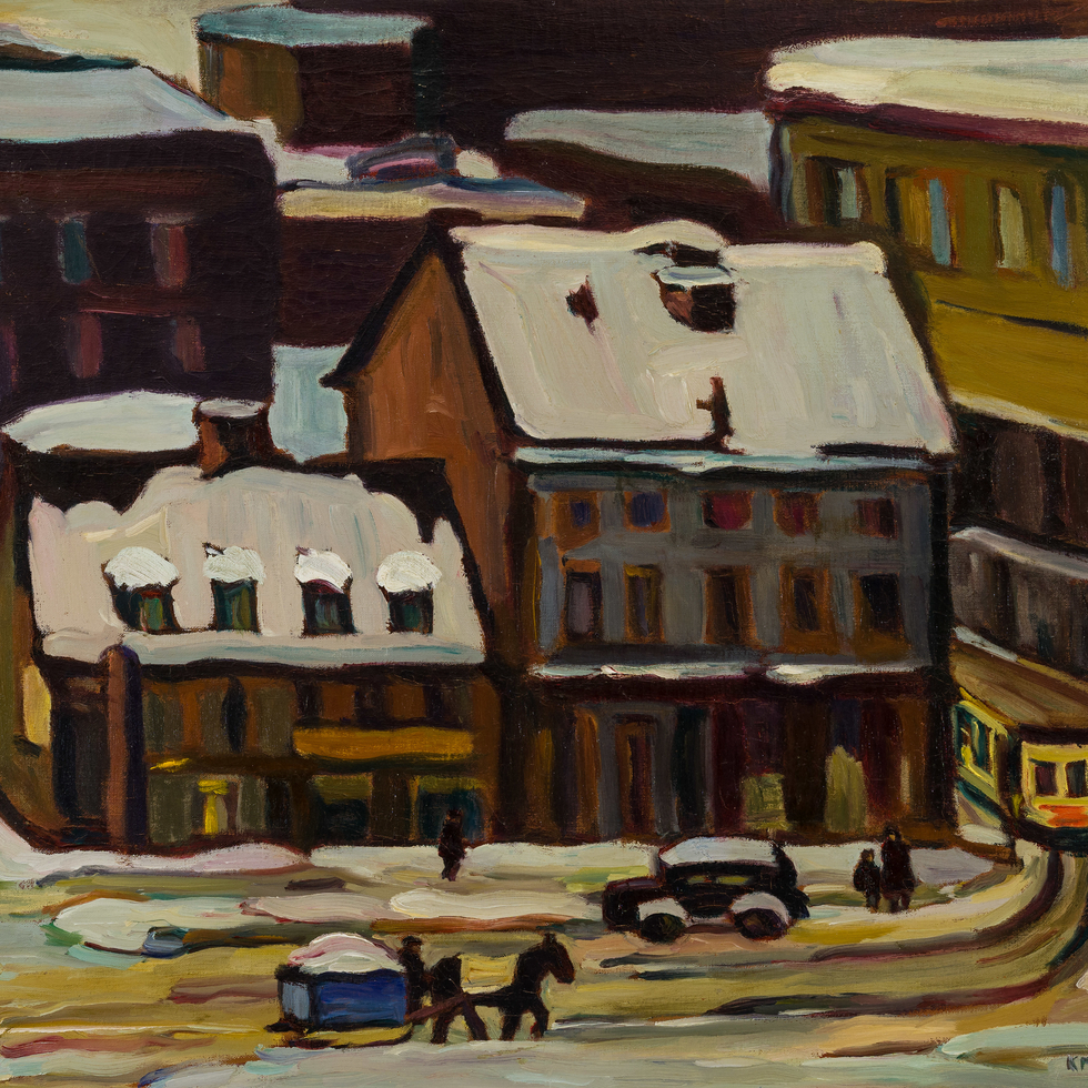 Buildings, Craig St., Montreal-Kathleen M. Morris