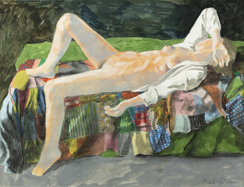 Fred Ross, Patchwork Quilt