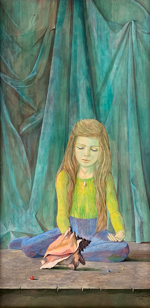 Fred Ross, Girl with Seashell, 1962