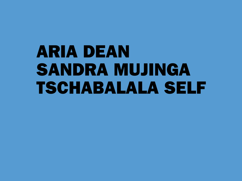 Aria Dean, Sandra Mujinga, Tschabalala Self